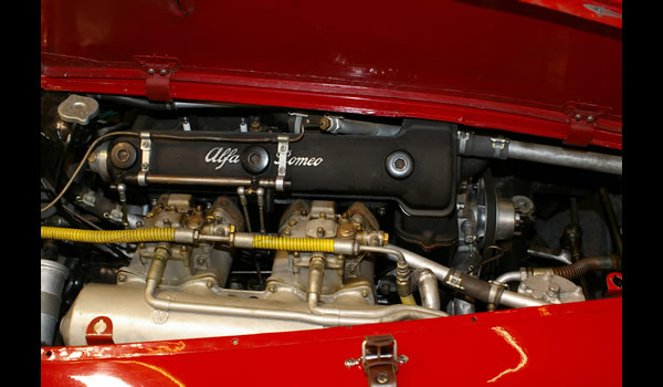 Alfa Romeo C52 Disco Volante Spider Touring Superleggera 1952  engine